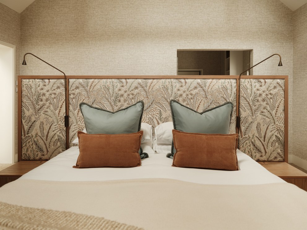 Oxfordshire Barn Renovation | Master Bedroom Suite - Bed | Interior Designers